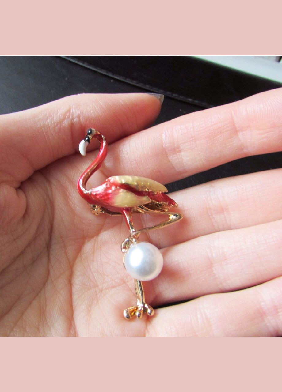 Красива брошка фламінго птиця Fashion Jewelry (336949697)