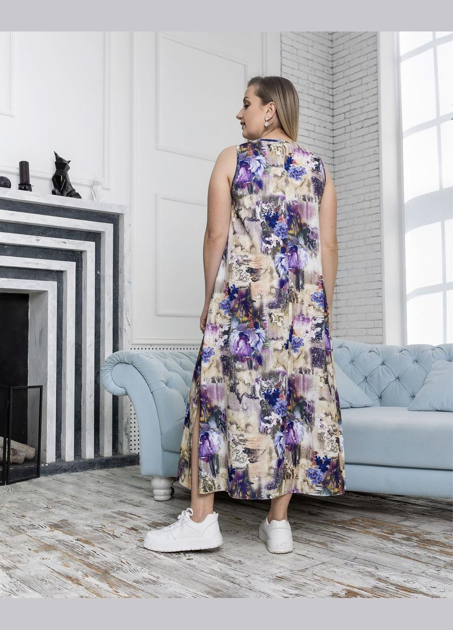 Бежевое вечернее платье марта 62 бежевый ирисы 0411 Vlavi