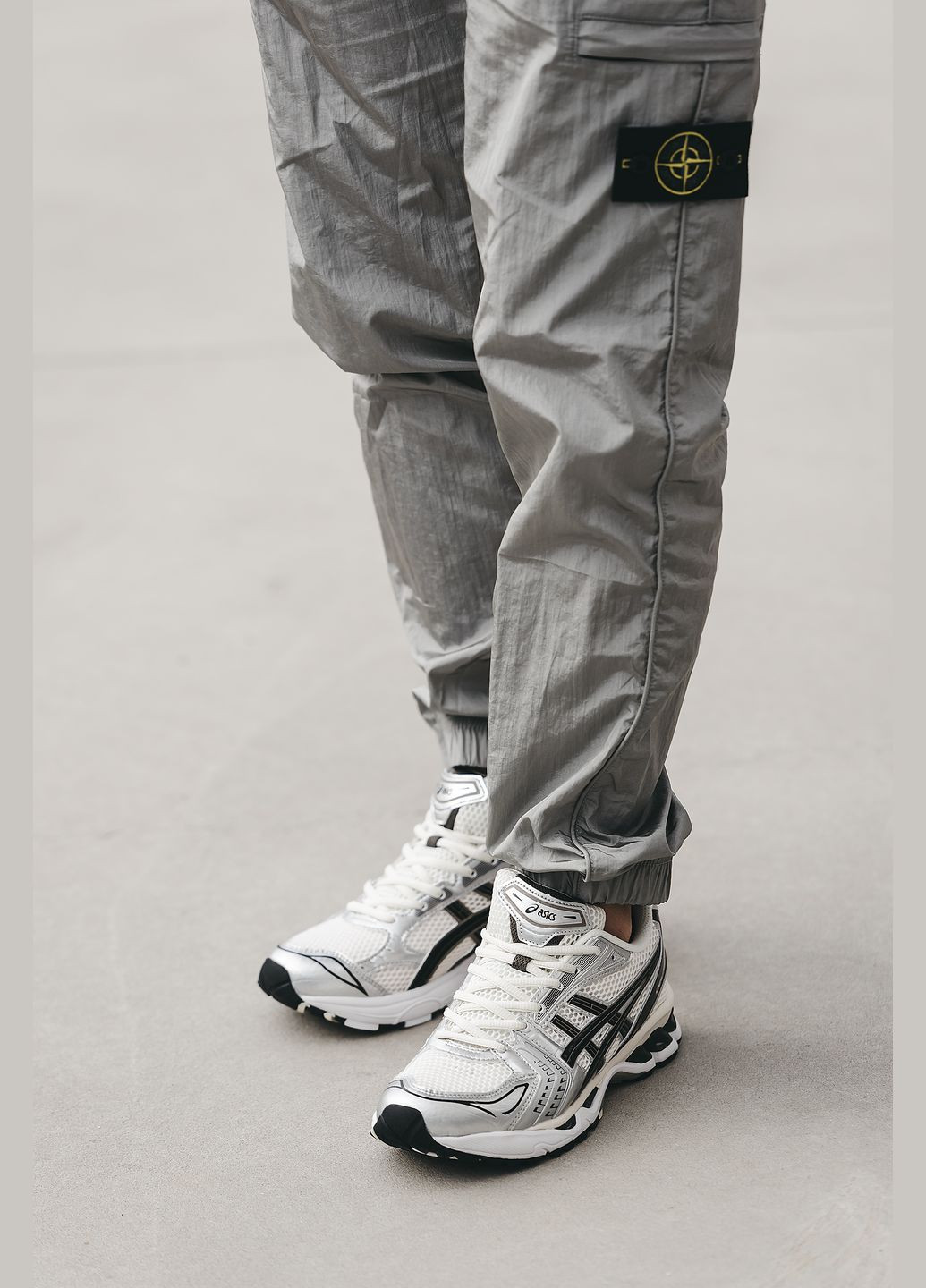 Сірі всесезон кросівки чоловічі і жіночі asics gel-kayano 14 grey black | асікс гель-каяно 14 сірі чорні No Brand