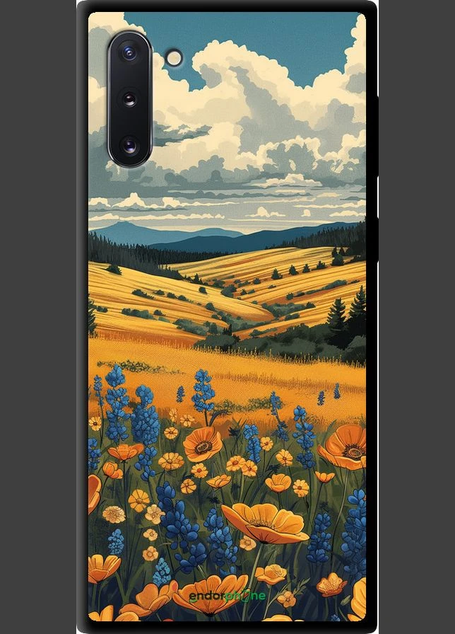 Чехол на Samsung Galaxy Note 10 Украинское поле "6082b-1718-70447" Endorphone (364677196)