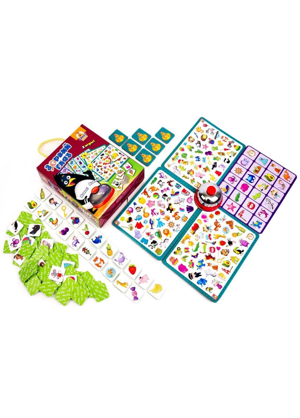 Гра з дзвінком "Пильне око" (укр) Vladi toys (333031426)