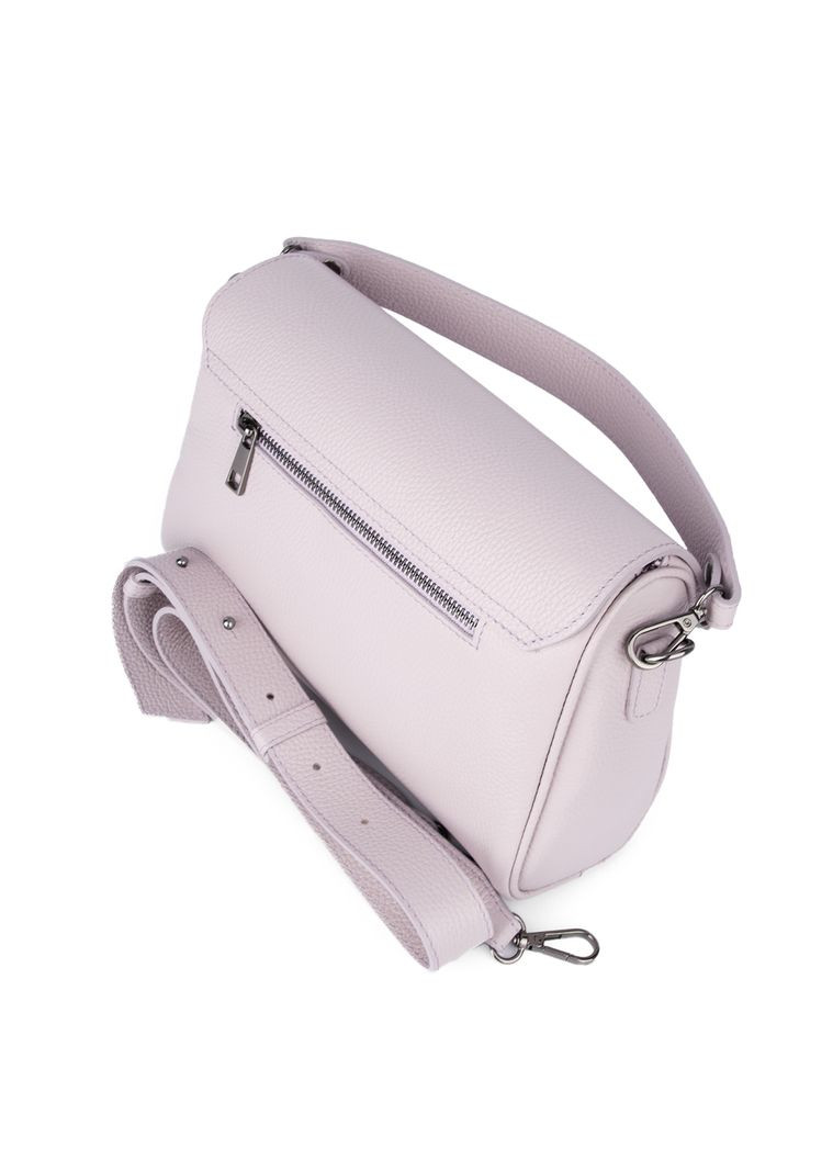 Сумка жіноча шкіряна на плече 03834 світло-лілова Virginia Conti (329851015)