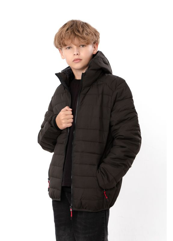 Оливкова (хакі) демісезонна стьобана демісезонна підліткова куртка для хлопчика (p-18195) Носи своє