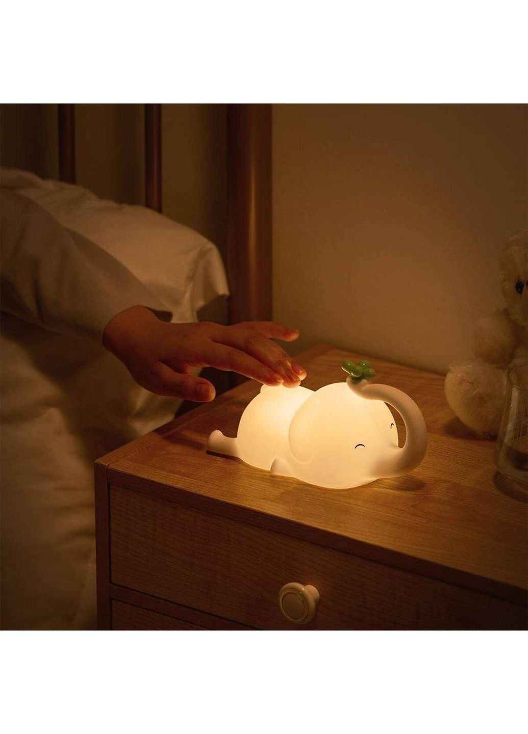 Силиконовый беспроводной ночник «Слоник» Sirius (365878073)