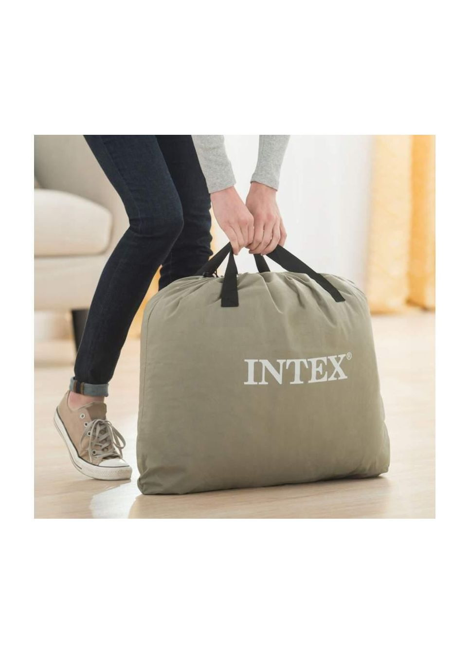 Надувная кровать 191 x 99 x 51 см 64162 PRIME COMFORT Intex (344559340)