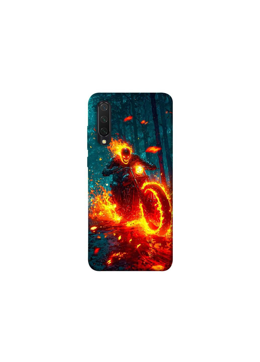 Чехол на Xiaomi Mi CC9 / Mi 9 Lite ghost rider Frontalka (349831689)