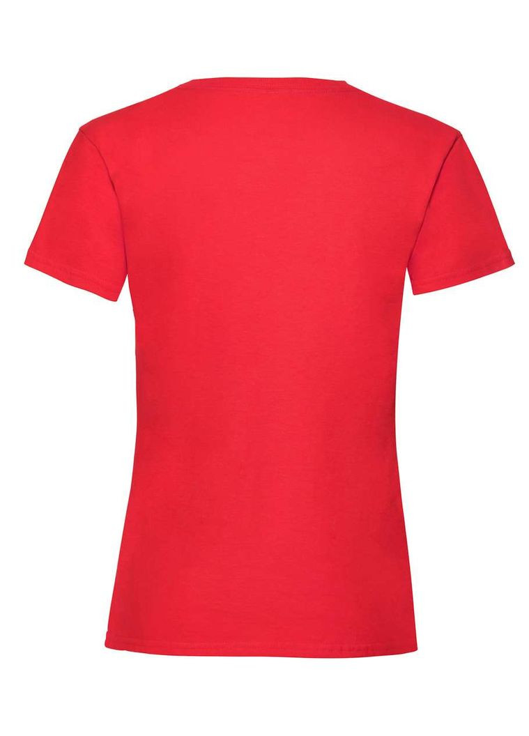 Красная летняя футболка детская valueweight girls красный (061005040140) Fruit of the Loom