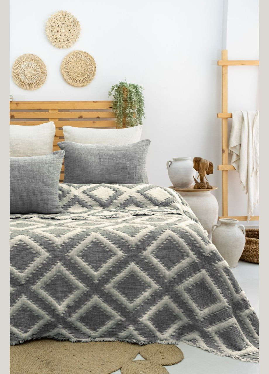 Муслиновое покрывало с наволочками Sonia 240х260 см. Saheser (341306158)