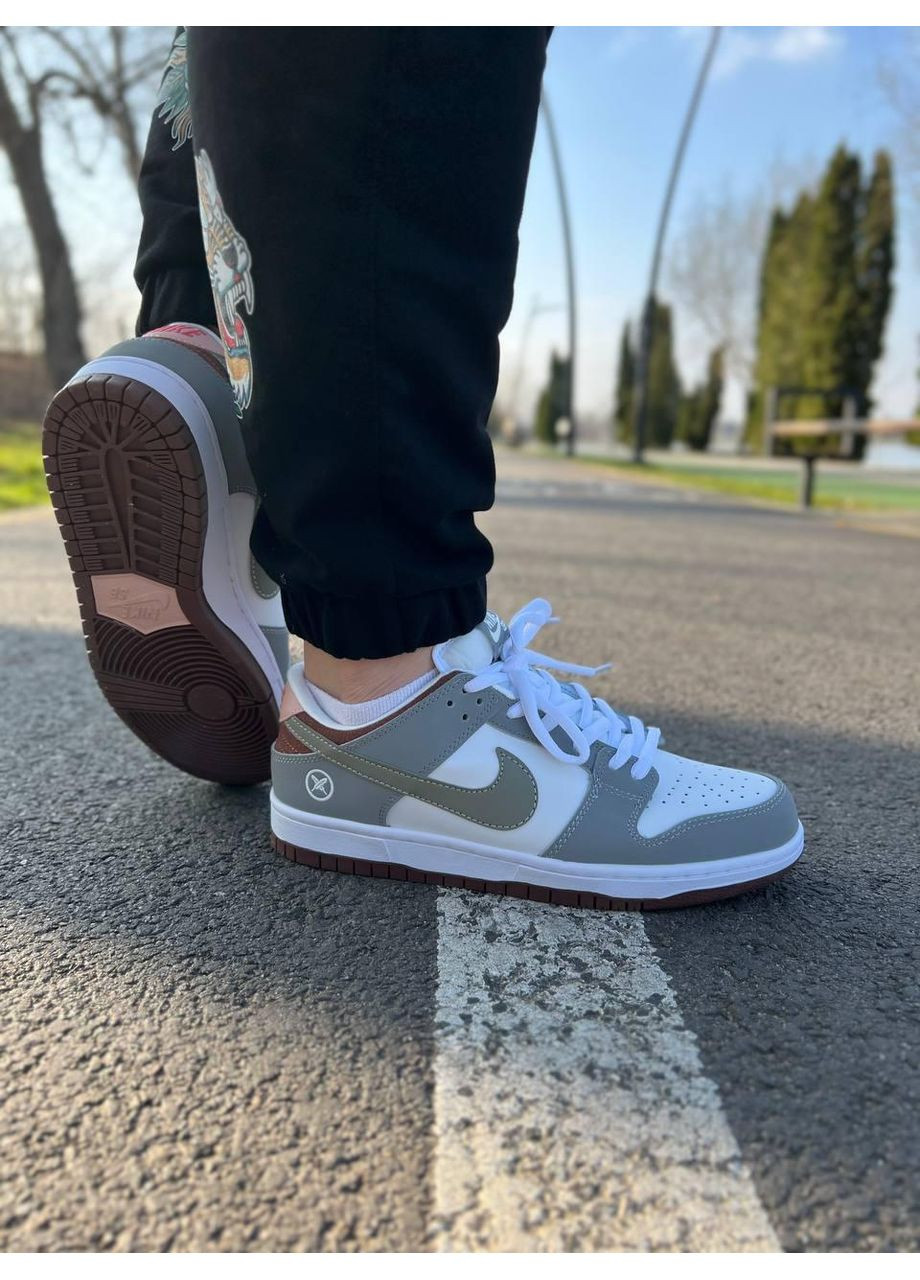 Білі Осінні кросівки чоловічі nike sb dunk x yuto horigori найк сб данк No Brand