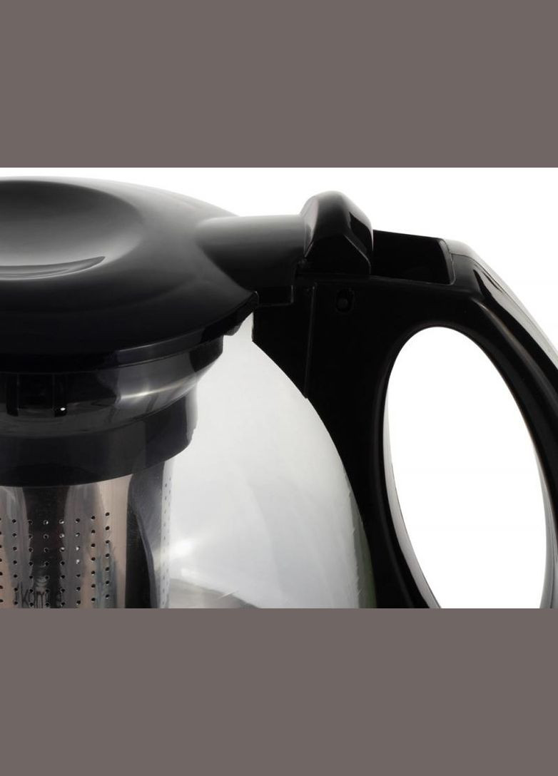 Чайник скляний заварювальний 1300мл зі знімним ситечком (0779l) Kamille (372171976)