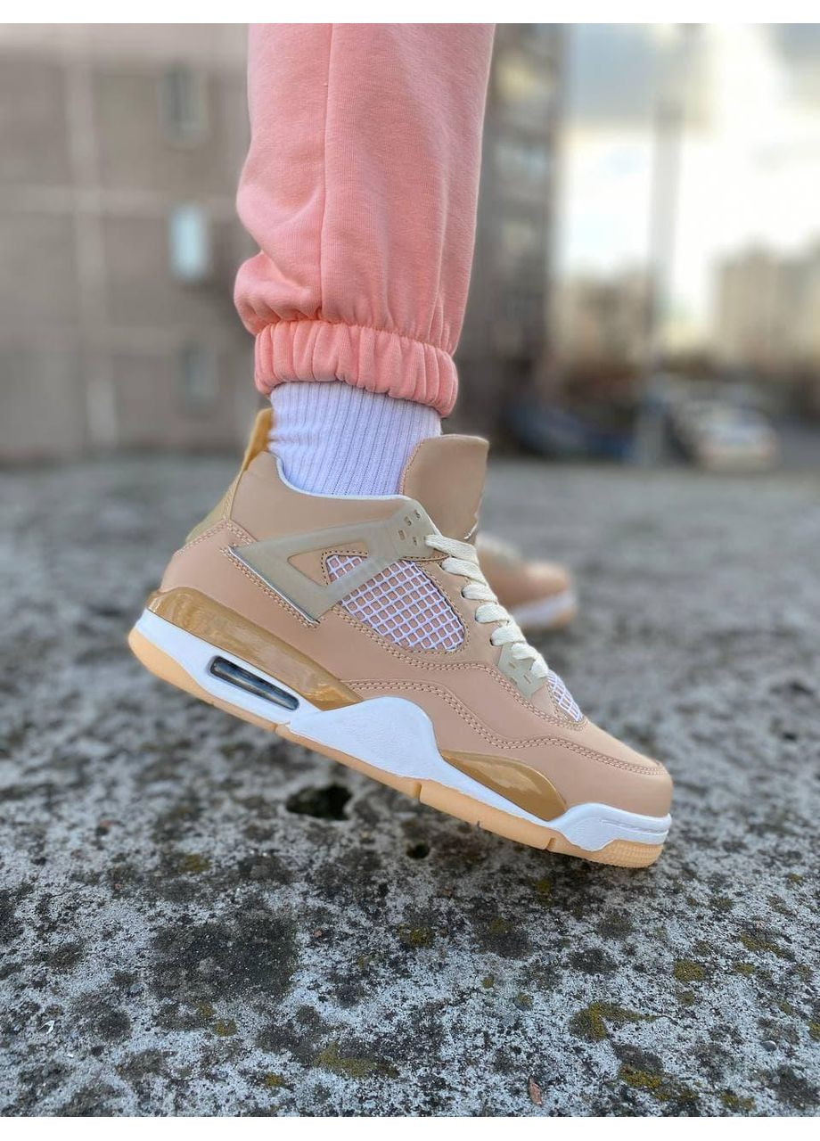 КРОСІВКИ ЖІНОЧІ NIKE AIR JORDAN 4 WMNS SHIMMER DJ0675-200 НАЙК АІР ДЖОРДАН No Brand білі демісезони (367174744)