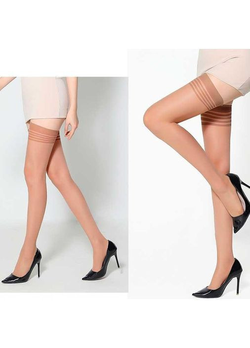 Класичні панчохи Кава (1/2) XS/S - Еротична білизна No Brand (367166078)