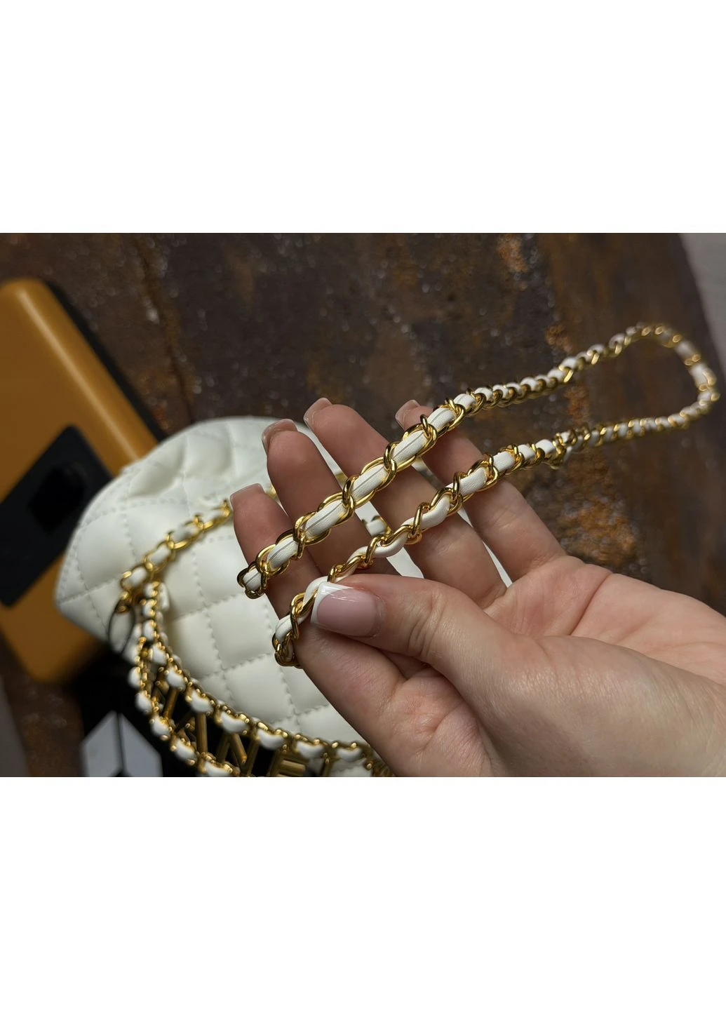 Сумка Chanel Letter Logo Top Handle Flap Wallet on Chain No Brand (396400406)