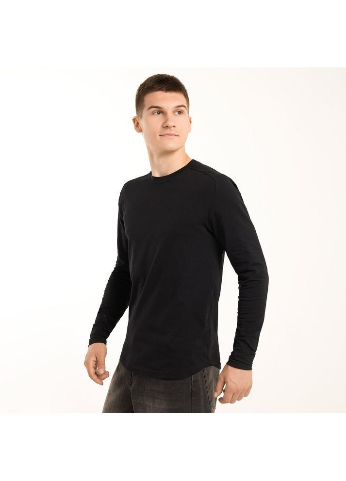 Черный лонгслив Luna