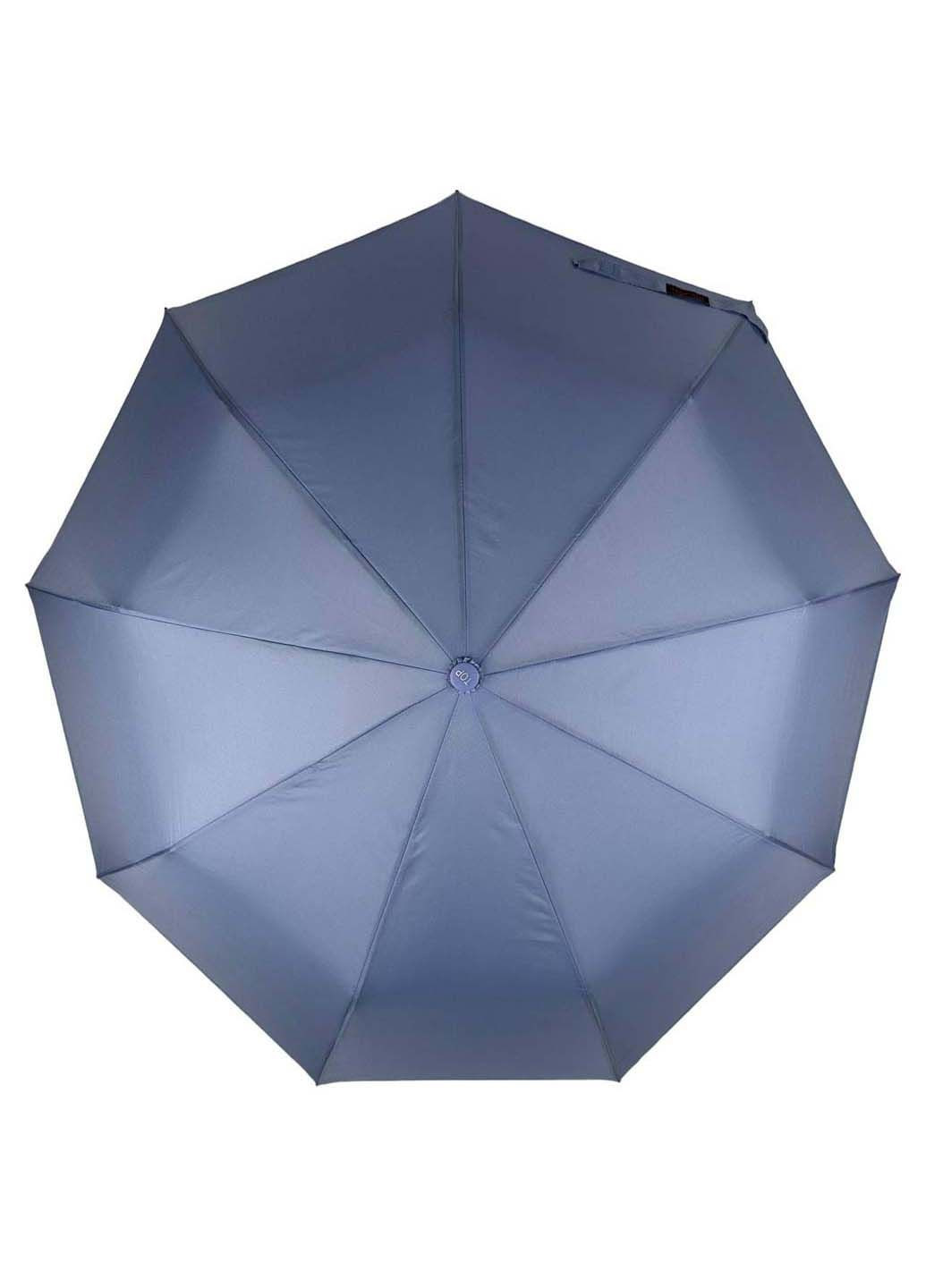 Женский однотонный зонт полуавтомат на 9 спиц Toprain (289977393)