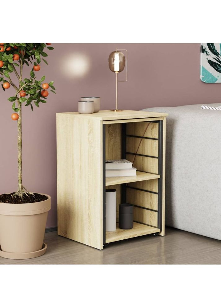 Стіл-тумба трансформер Смарт 2/1 750x1450x500 Чорний метал ДСП 16 мм (FRD-105098) Ferrum-decor (361944295)