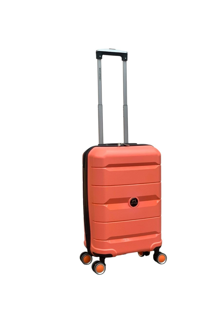 Чемодан Турция Маленький (S) Полипропилен Ручная кладь На 4-х Двойных Колесах 50л PP013-S MY Polo (335032833)