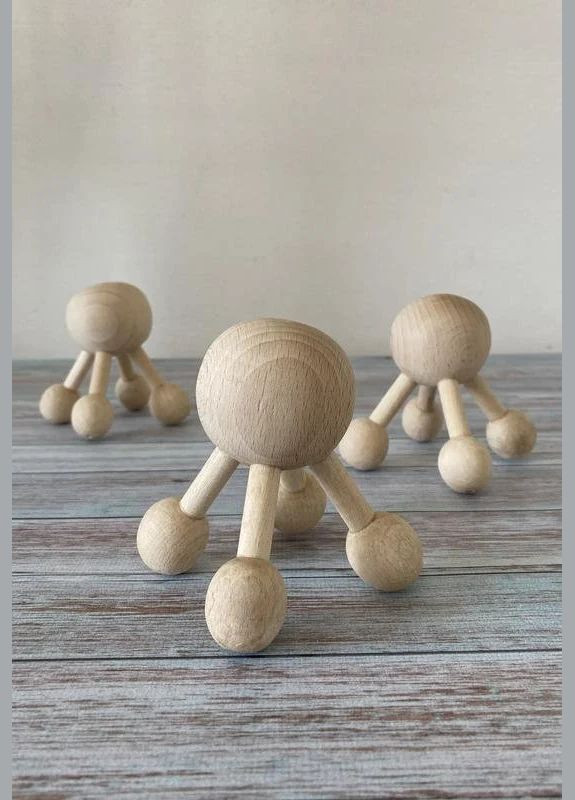 Массажер Молекула ручной деревянный-личный массажист дома и в пути+подарок No Brand (338433300)