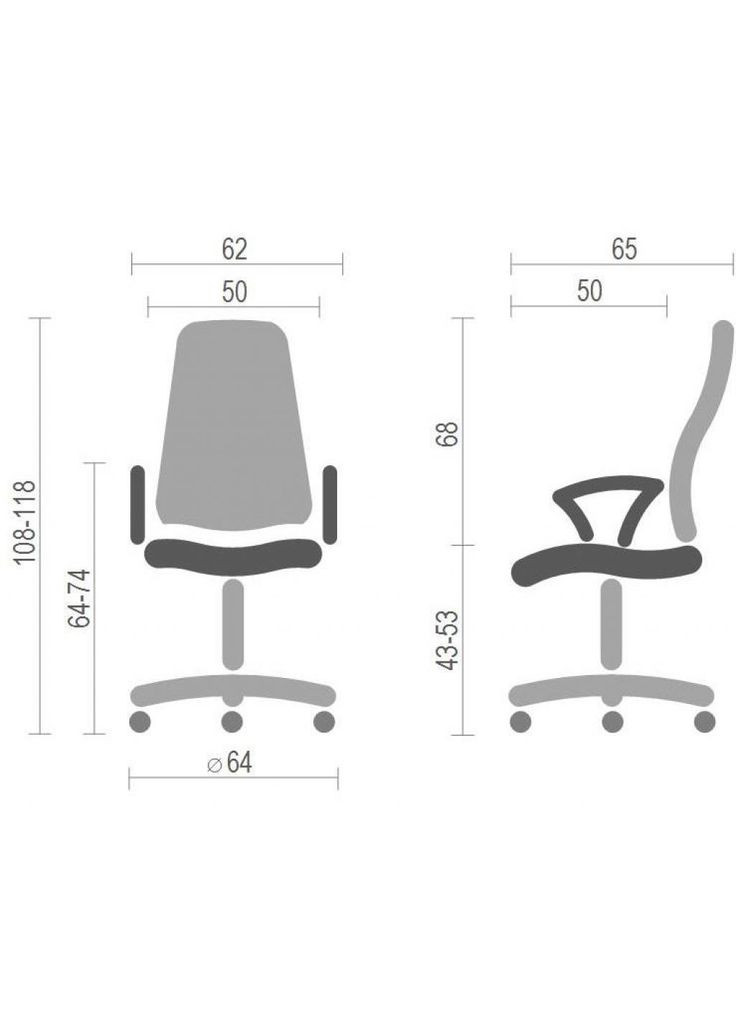 Офисное кресло Гилмор CH TILT Черное (02421) Аклас (373218638)