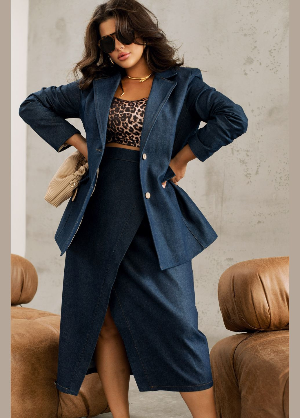 Джинсовий жакет No Brand (301263281)