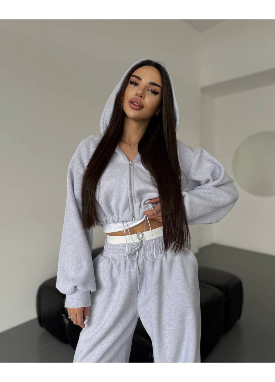 Жіночий спортивний костюм-трійка у стилі оверсайз Гермес (371886630)