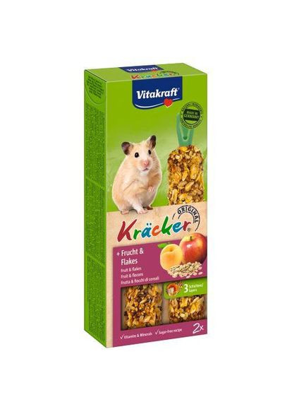 Крекер для хомяков, с фруктами, 2 шт (*) Vitakraft (322589840)