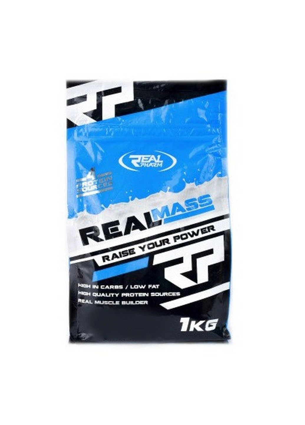 Гейнер Real Mass, 1 кг Шоколад Real Pharm (293342226)