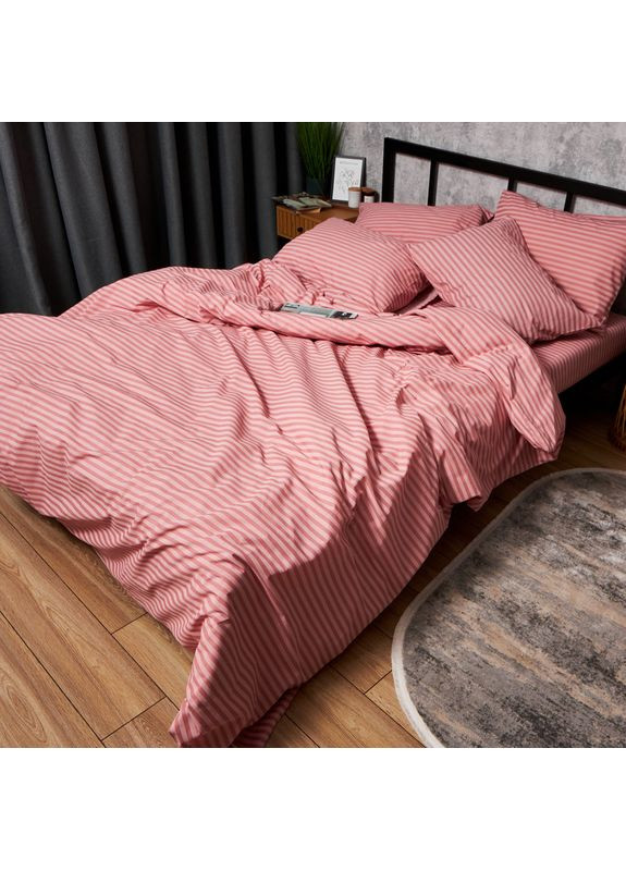 Комплект постельного белья Бязь Gold Люкс «» King Size 220x240 наволочки 4х70х70 (MS-820006619) Moon&Star Pink Whisper (356115383)