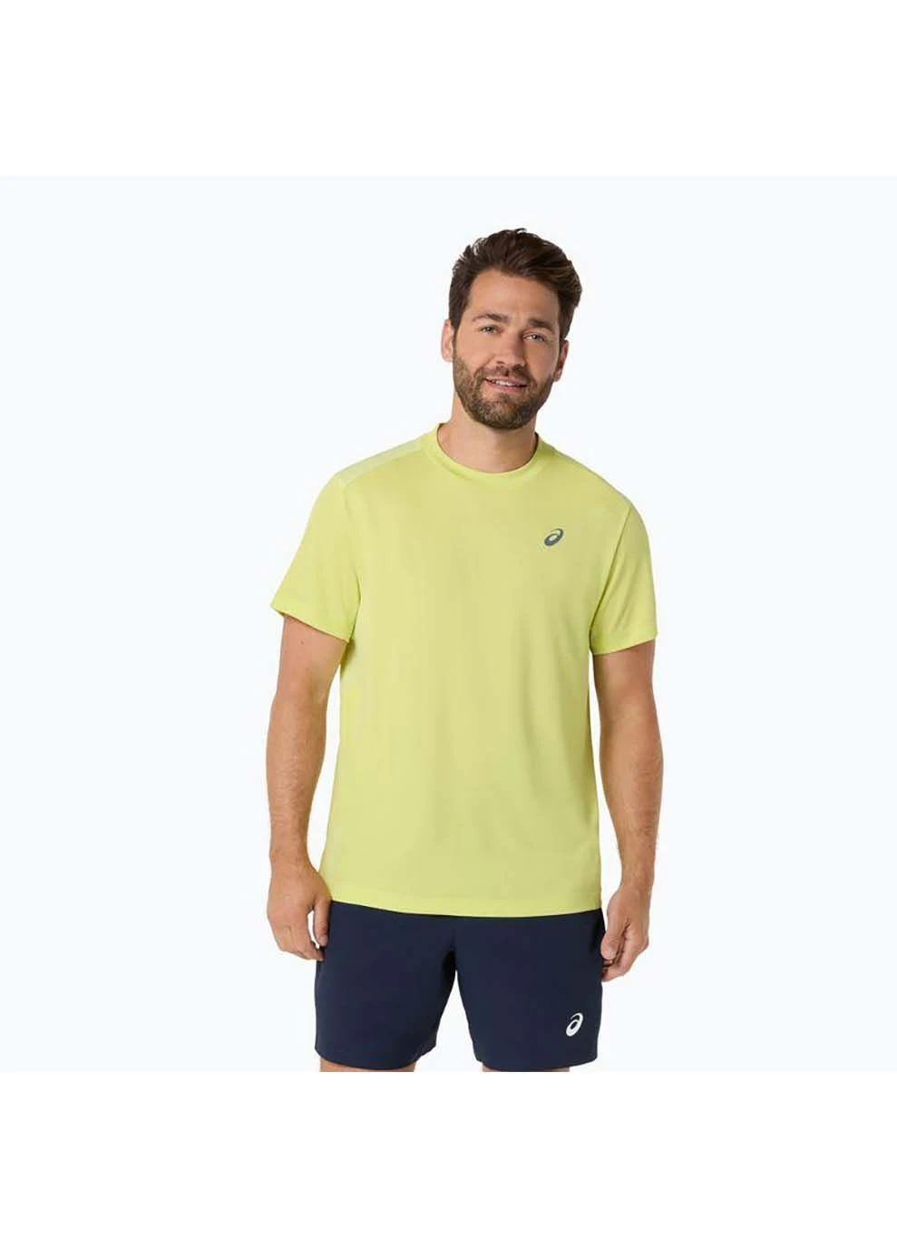 Жовта чоловіча футболка court ss top жовтий Asics