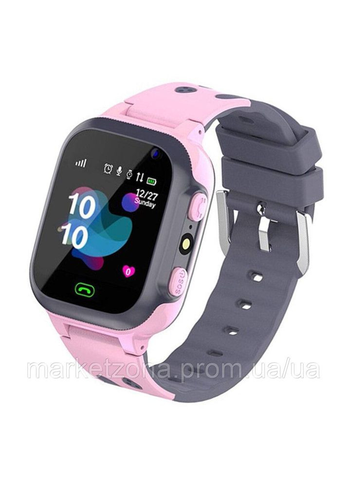 Дитячий смарт годинник Z1 з сім картою відстеженням українською мовою для дівчинки рожевий Smart Baby Watch (334314615)