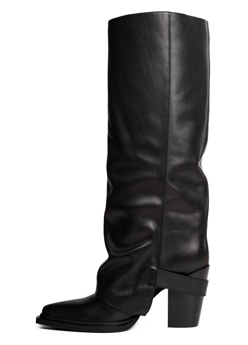 Осенние кожаные сапоги 4767 Sasha Fabiani