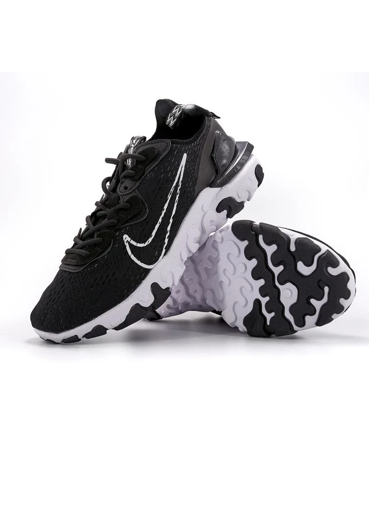 Белые летние кроссовки nike react vision black white найк реакт No Brand