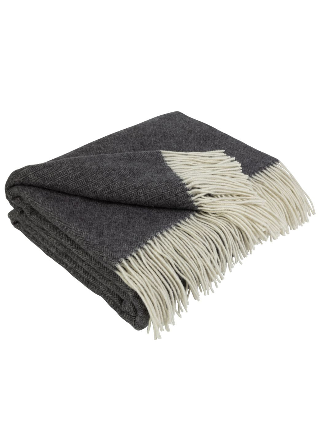 Плед кашеміровий темно-сірий 140x200 см Love You 4446 (315690595)