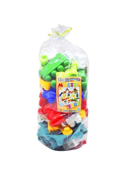Конструктор Майстер блок Colorplast 113 елементів для дітей. ProDobro (367092285)