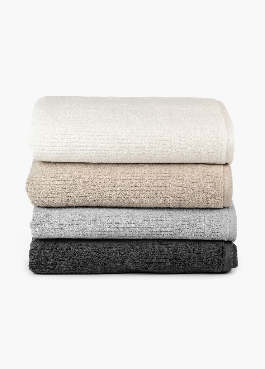 Рушник MY HOME «ХВИЛЯ» 50х90 см Бавовна Бежевий (BT-09 M BEIGE) МВМ бежевий