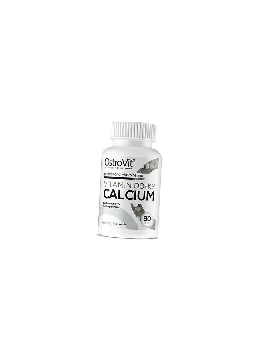 Кальций Д3 К2, Vitamin D3+K2 Calcium, 90таб (36250017) Ostrovit (293257195)
