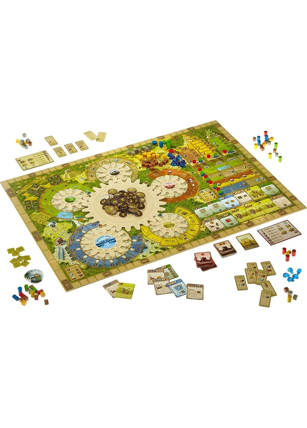 Атмосферная настольная игра Tzolk'in: The Mayan Calendar (Цолькин: Календарь Майя) Маїс (397839525)