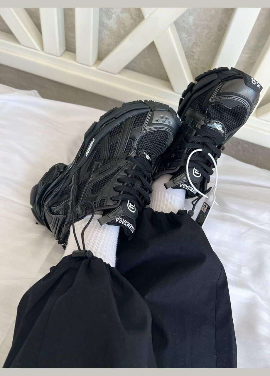 Чорні кроссовки runner sneaker black - 677403 w3rb1 1000 No Brand