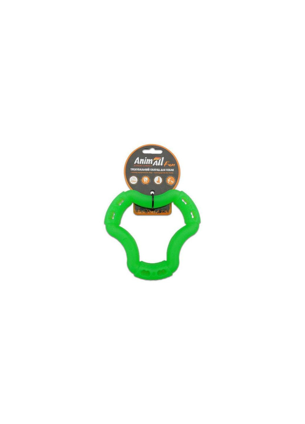 Игрушка Fun кольцо 6 сторон, зелёный, 12 см AnimAll (278309137)