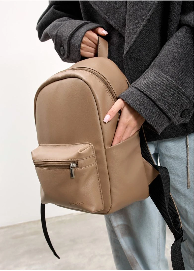 Жіночий рюкзак Talary кавовий 35 х 25 х 12 см () Sambag 35312021 (380874081)