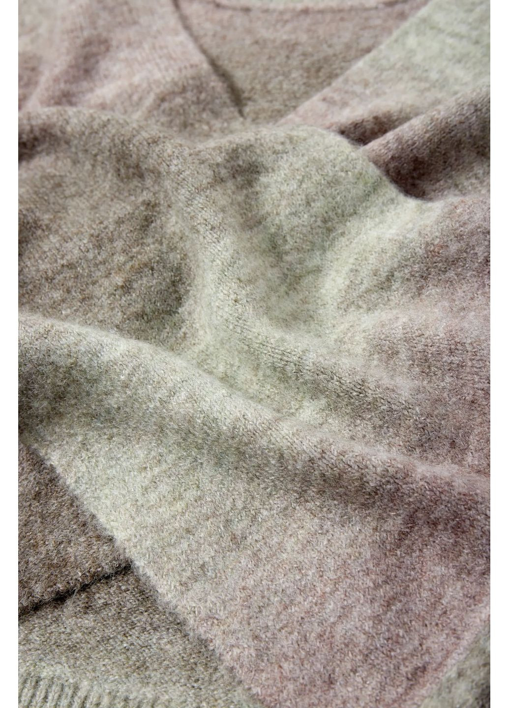 Комбинированный демисезонный вязаный свитер C&A