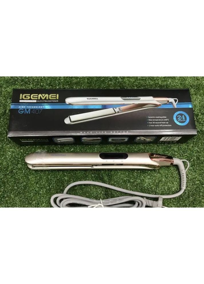 Утюг выпрямитель для волос Gemei GM 407 Digital (363832668)