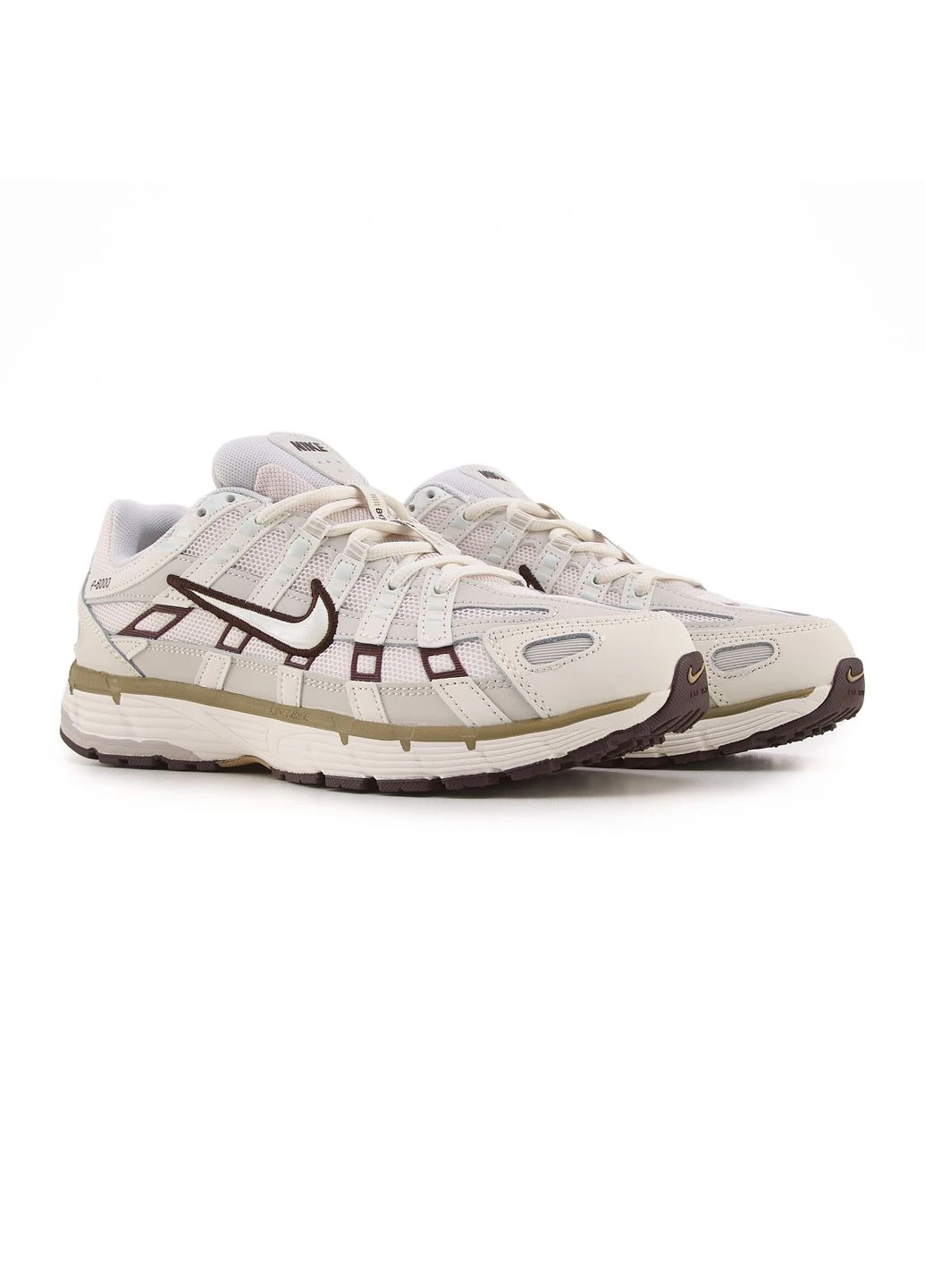 Цветные демисезонные кроссовки мужские nike p-6000 earth light bone найк п-6000 No Brand