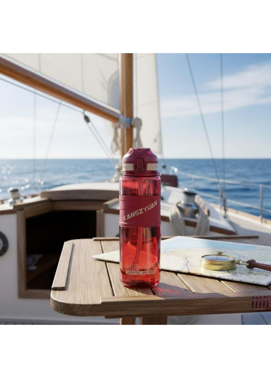 Легкая тританова бутылка для воды 2000 мл. Белая TKK (314709871)