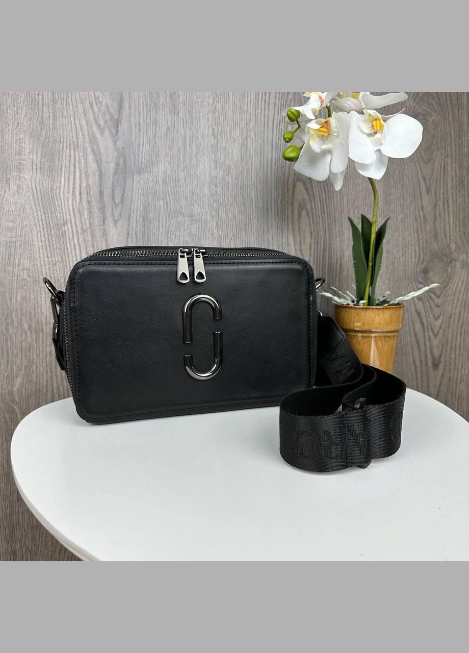 Модная женская мини сумочка клатч Черный с никелем No Brand (298997237)