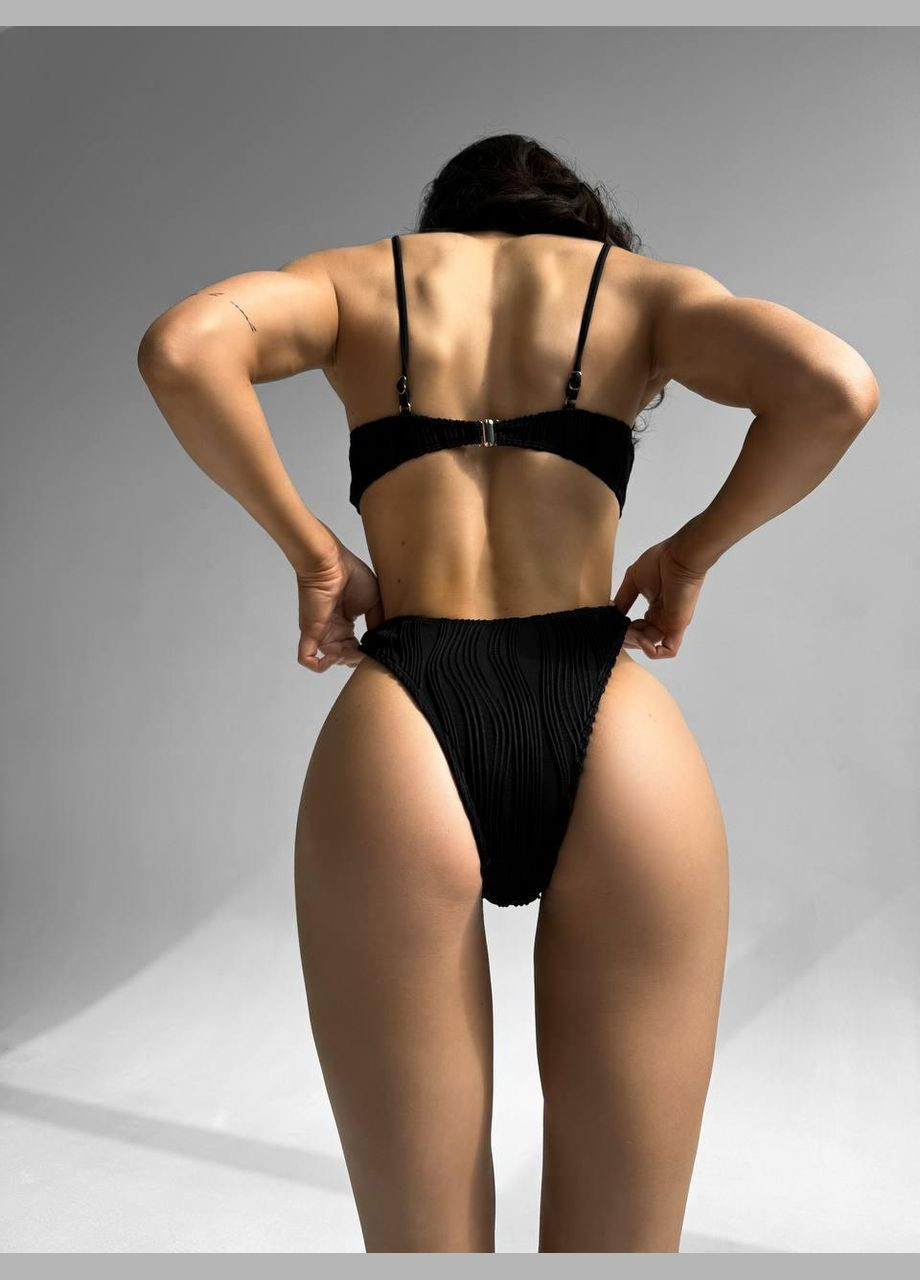 Черный женский купальник 1497 No Brand