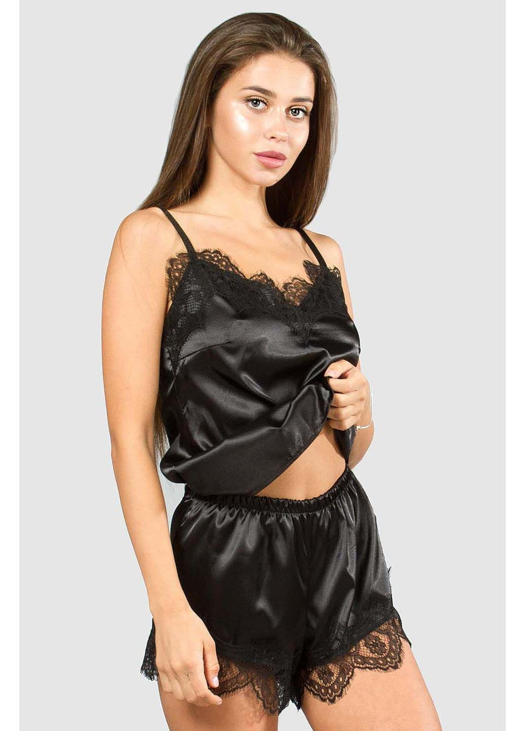 Черная пижамный комплект Ghazel