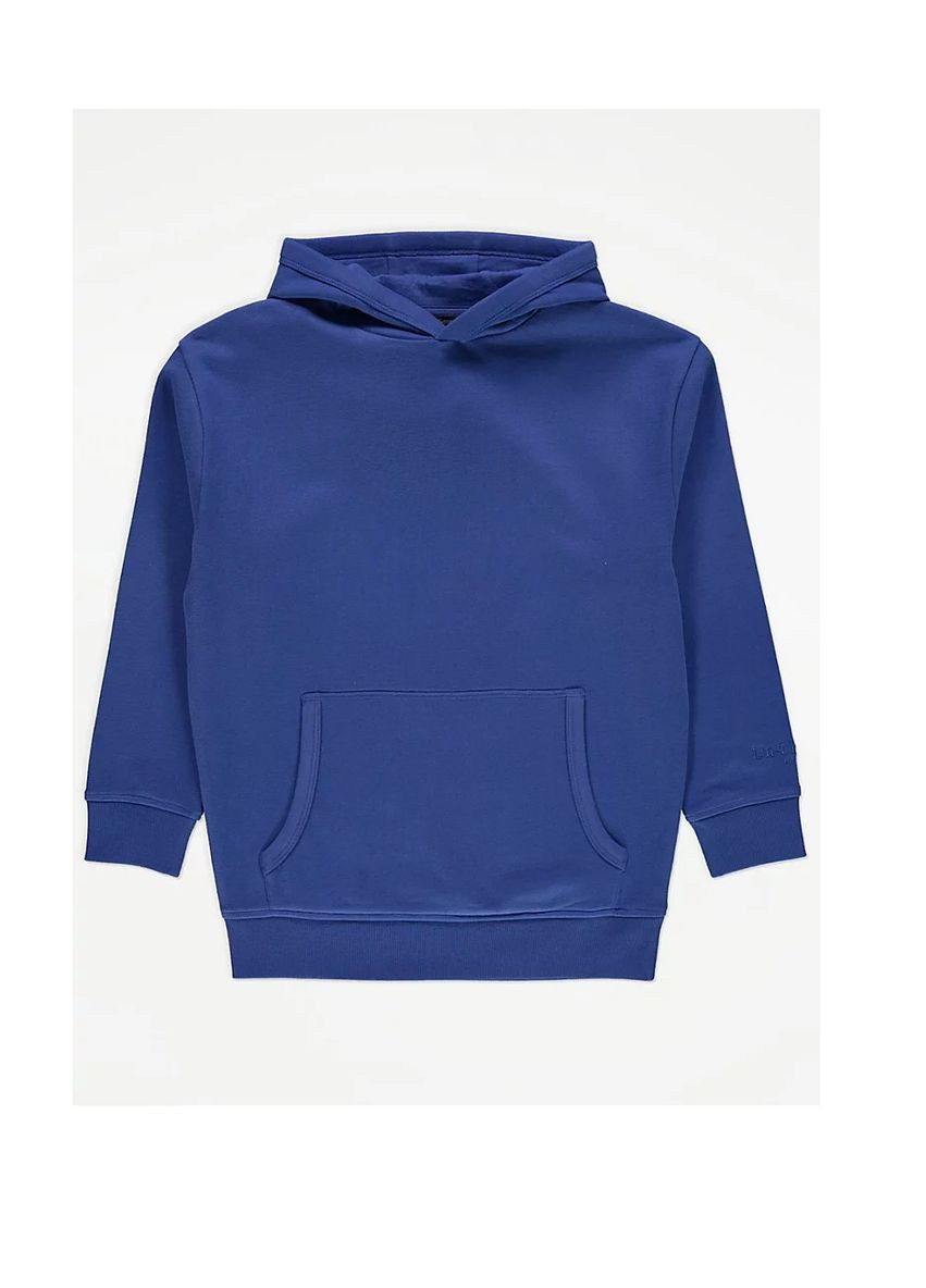 Худі на флісі однотонне синє George (322777055)