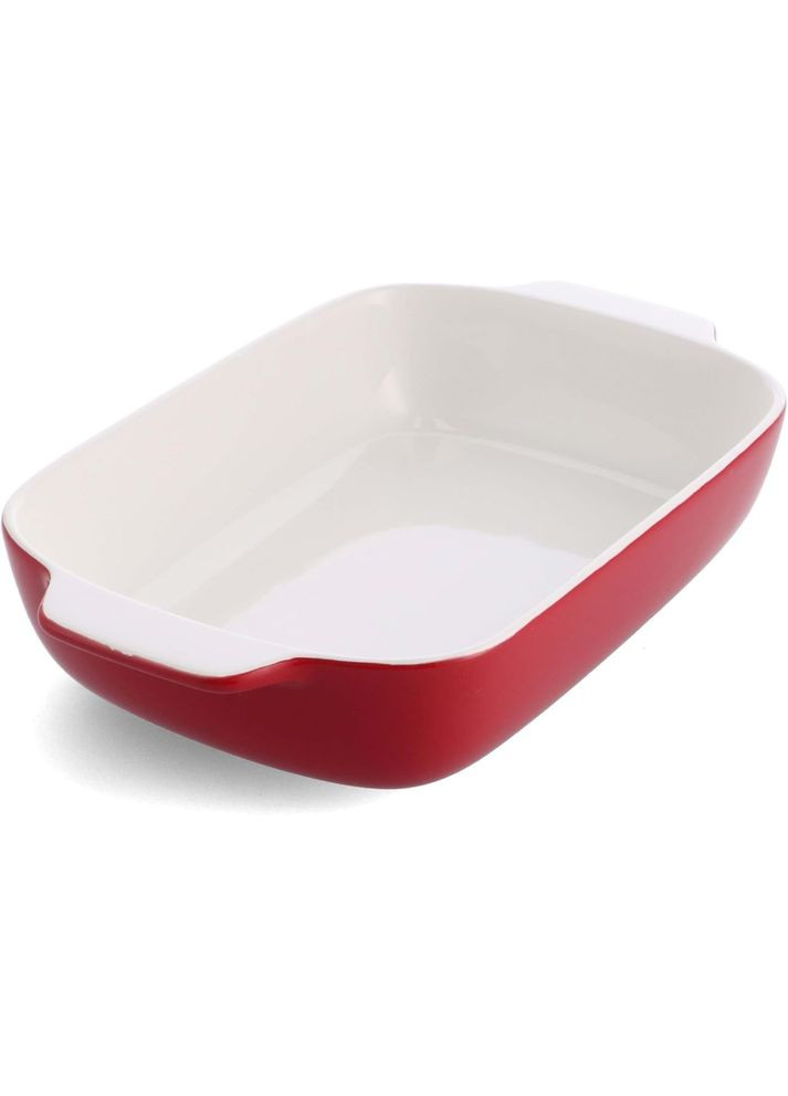 Форма для випічки Stoneware з кришкою червона 3,8 л CC006108-001 KitchenAid (316469008)