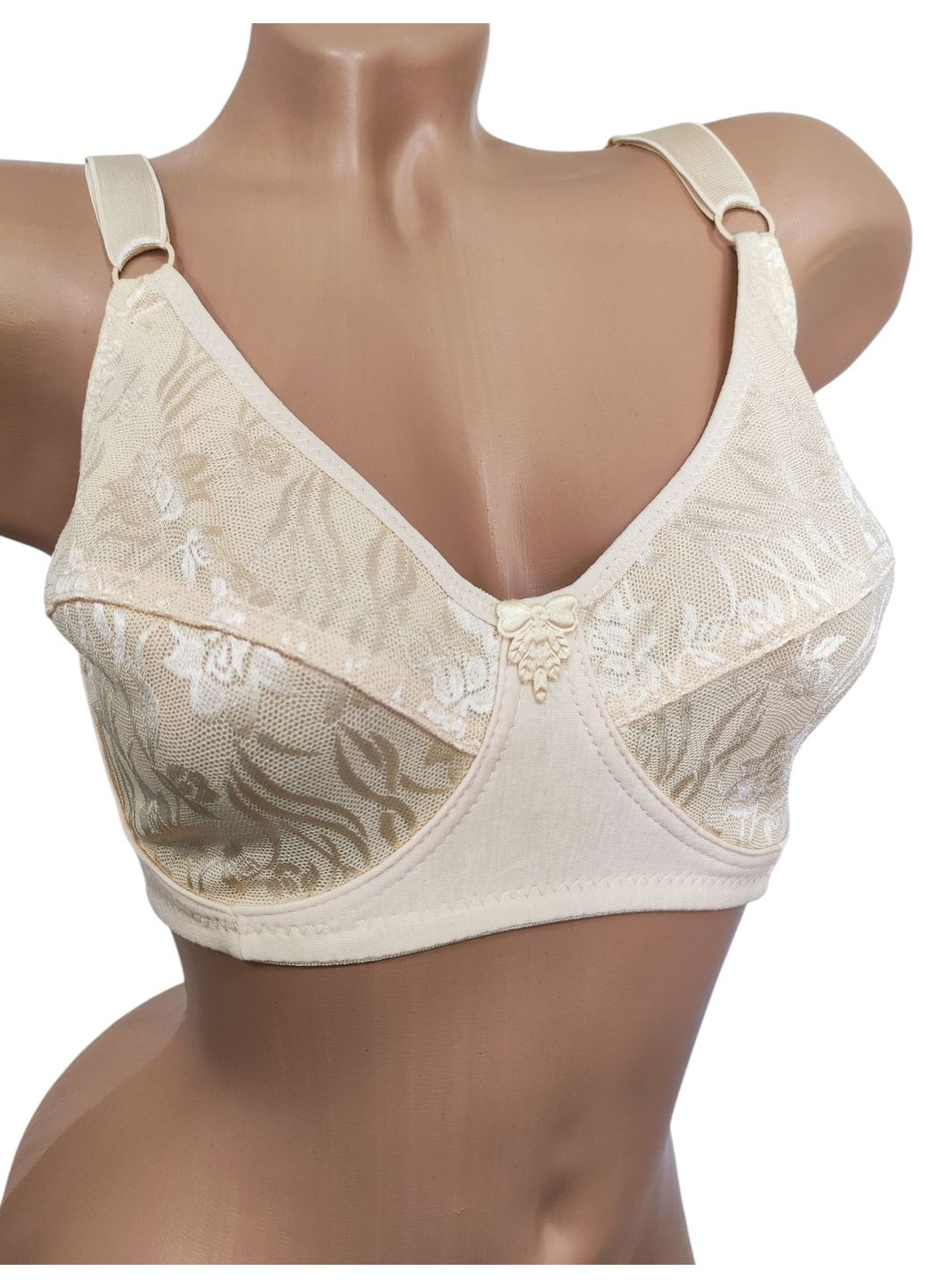 Бежевий мінімайзер бюстгальтер Dianena без кісточок